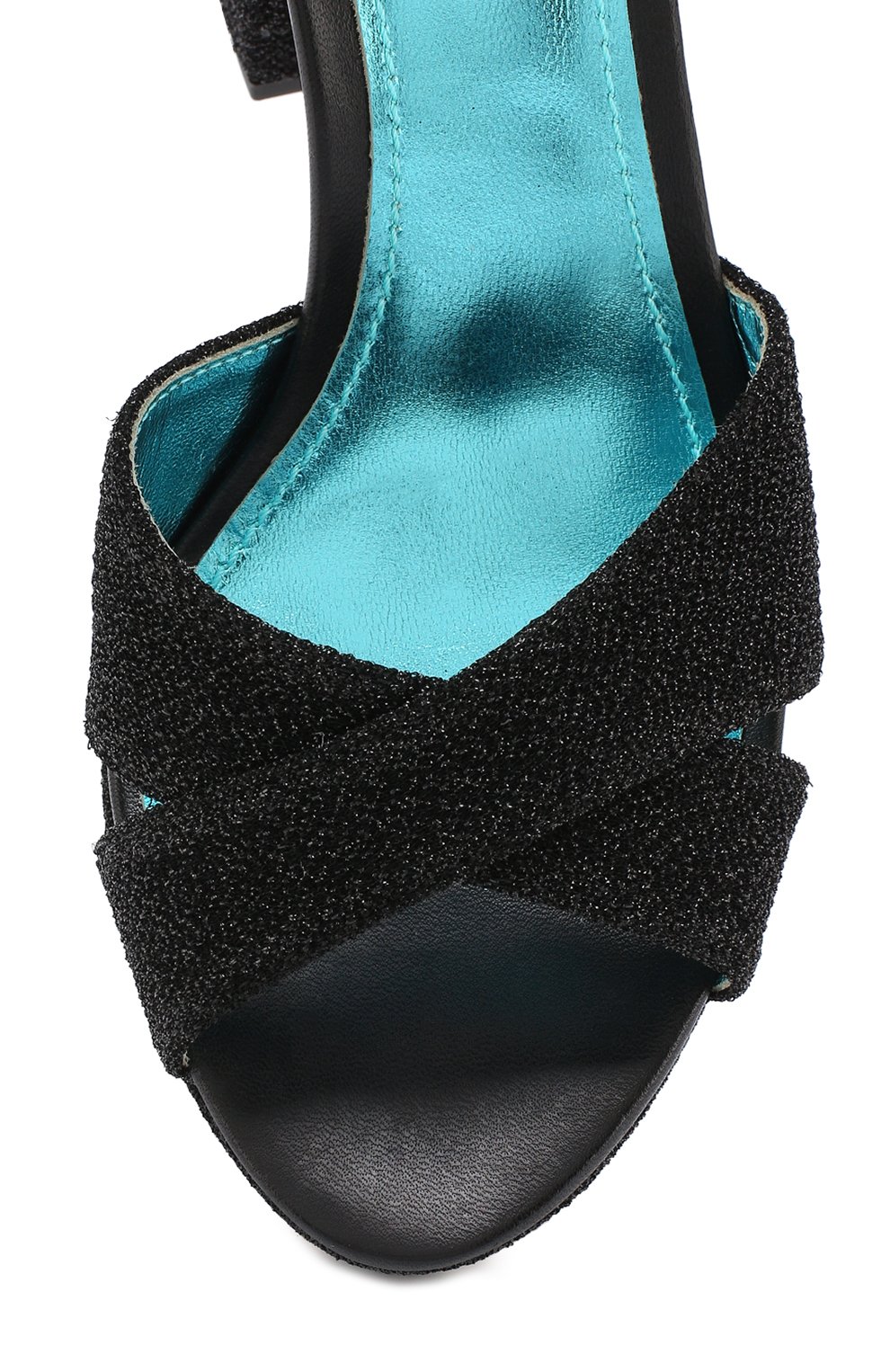 Текстильные босоножки keira на устойчивом каблуке и платформе DOLCE & GABBANA, арт. CR0567/AH928, фото 5