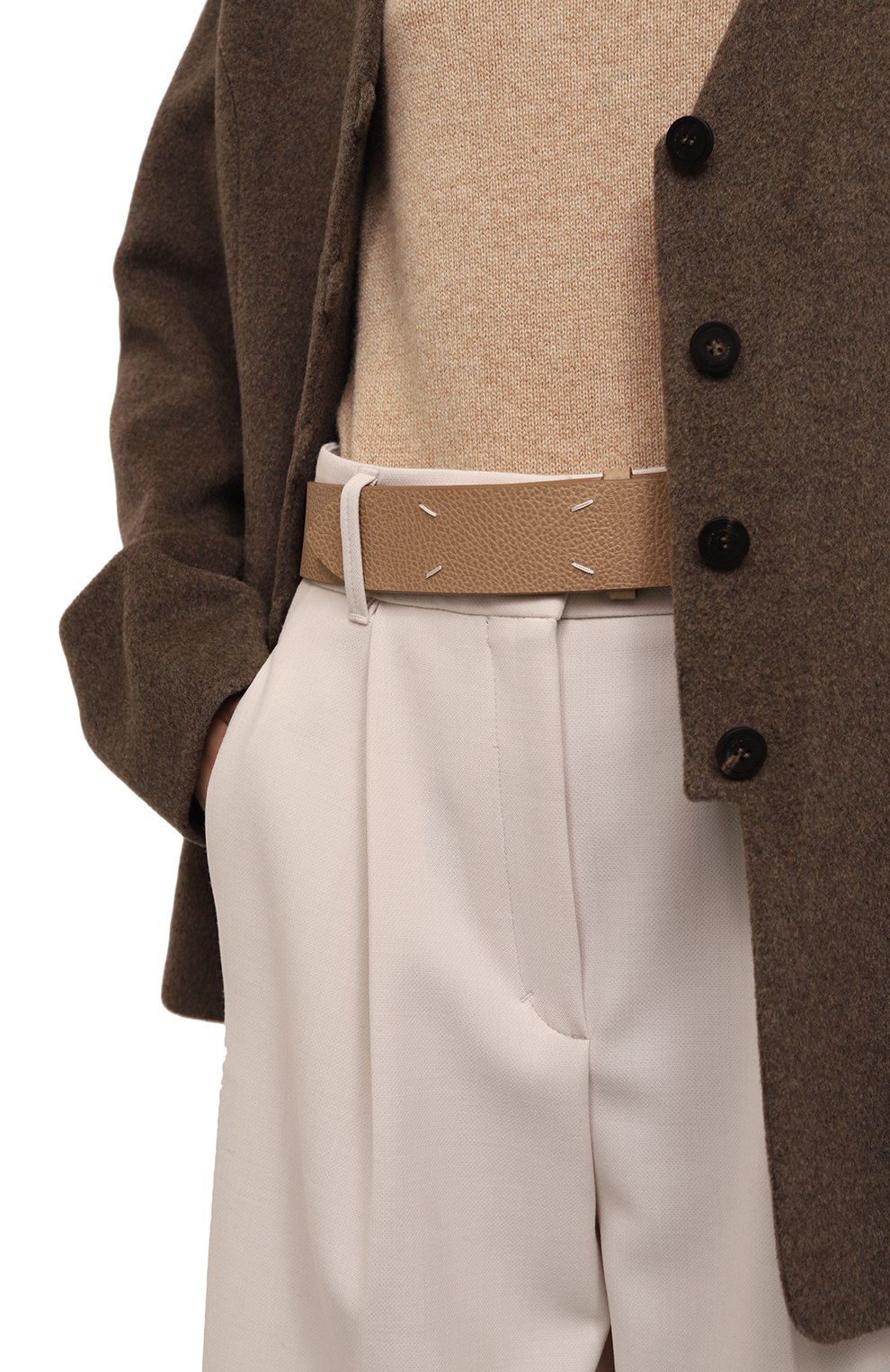 Кожаный ремень MAISON MARGIELA, арт. SA1TP0006/P6421, фото 2