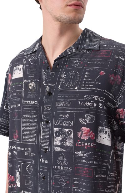 Рубашка из вискозы ICEBERG, арт. G090/5037, фото 5