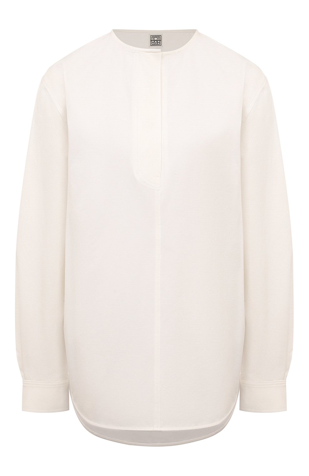 Хлопковая блузка TOTEME, арт. 242-WRT1434-FB0103, фото 1