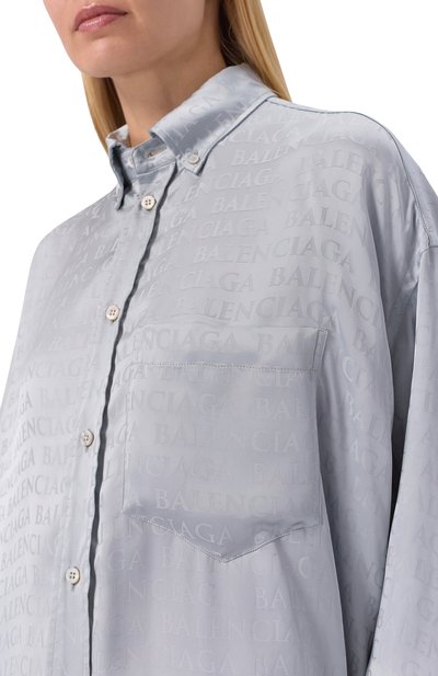 Рубашка из вискозы BALENCIAGA, арт. 850978/TT054, фото 5