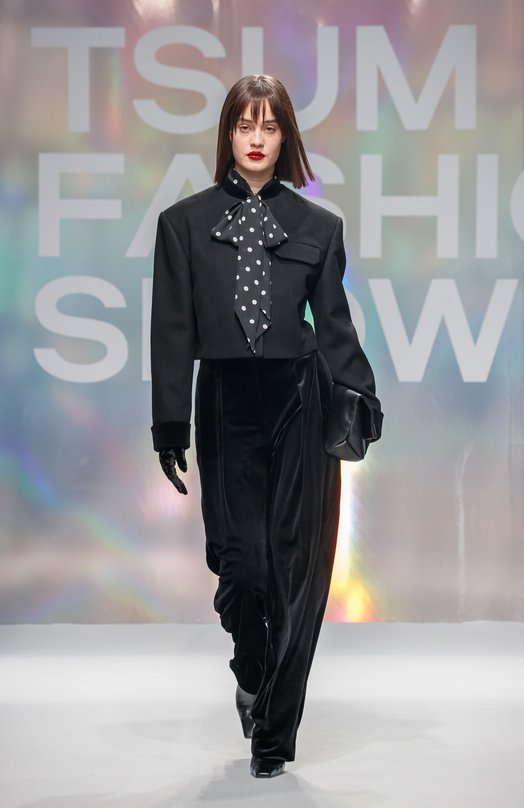 Блузка Nina Ricci 24ACT0001/PL0466 Чёрно-белый  24ACT0001/PL0466 Фото 6