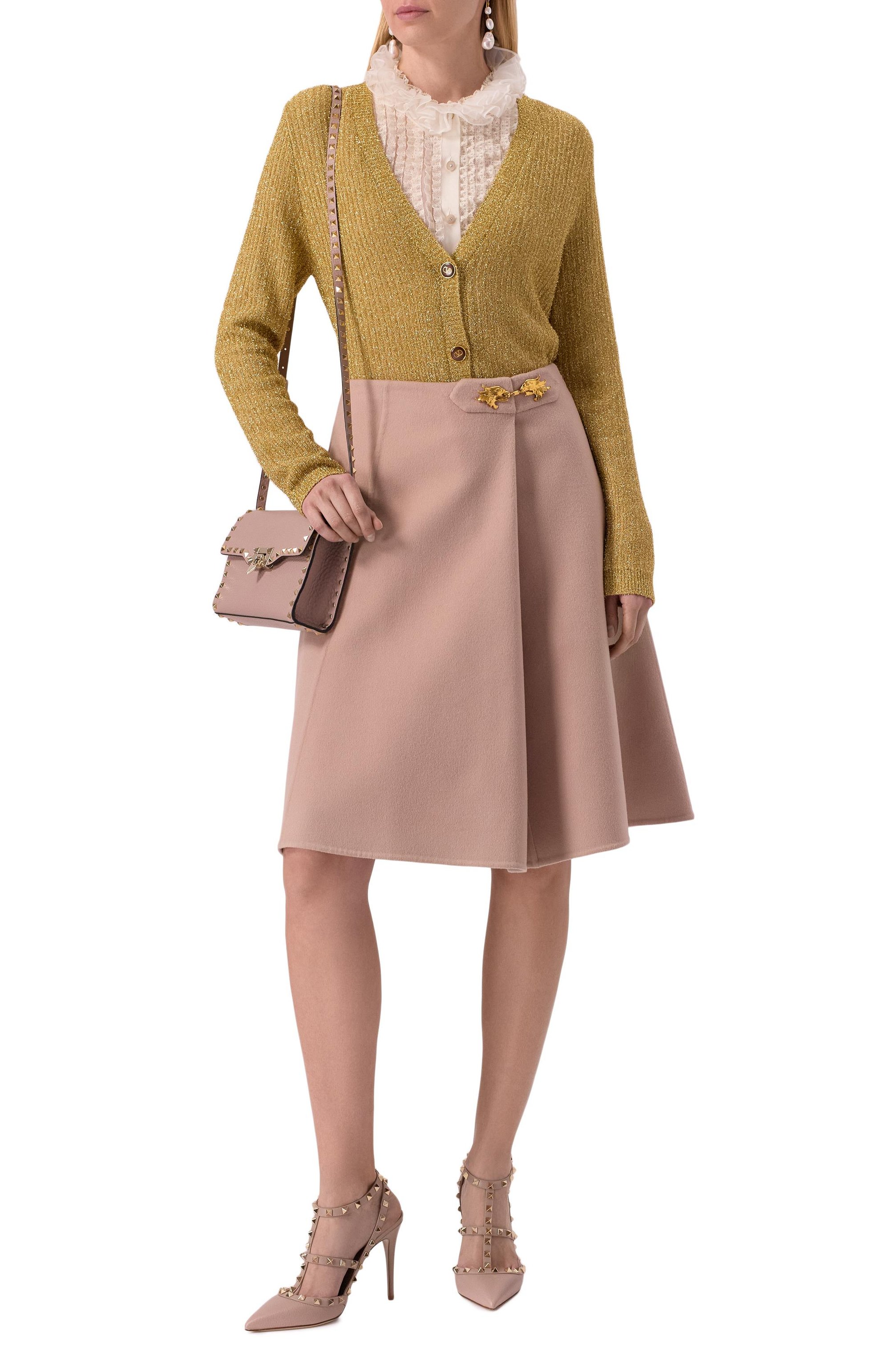 Кожаные туфли rockstud 100 VALENTINO, арт. 8W2S0393/VCE, фото 3