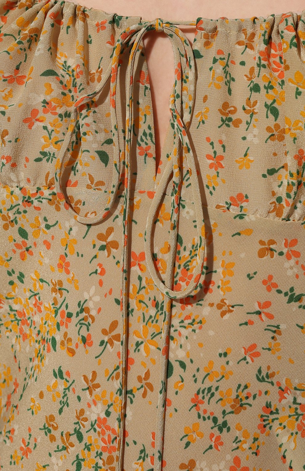 Шелковое платье SAINT LAURENT, арт. 666217/Y5D06, фото 5