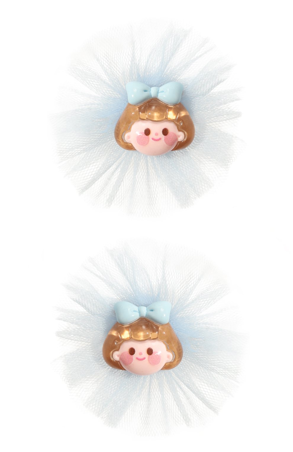 Комплект из двух резинок JUNEFEE голубого цвета по цене 1190 руб., арт. 7282., фото 1 Комплект из двух резинок JUNEFEE, арт. 7282., фото 1