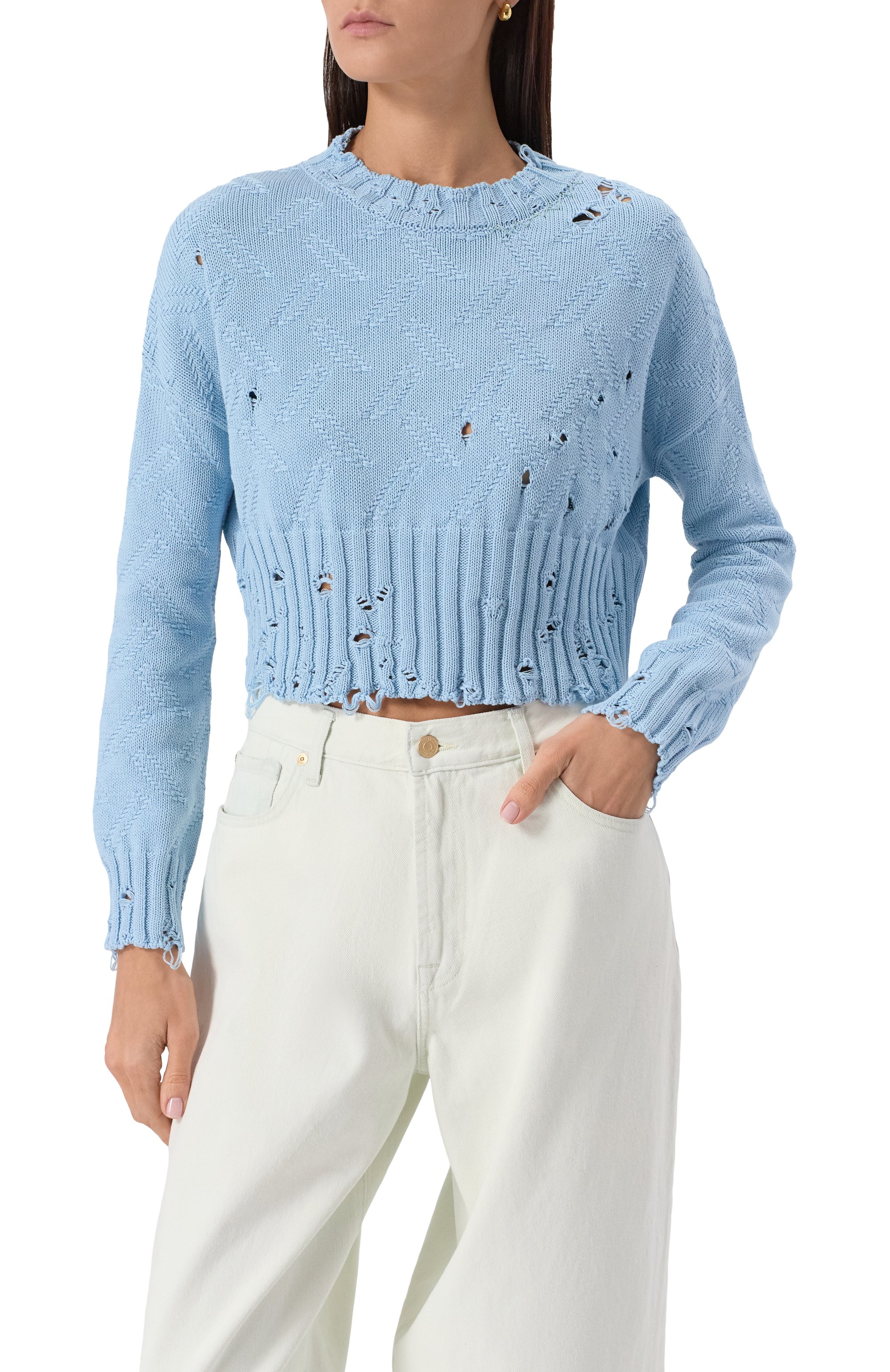 Хлопковый свитер MARNI, арт. GCMD0604A0/UFC658, фото 3