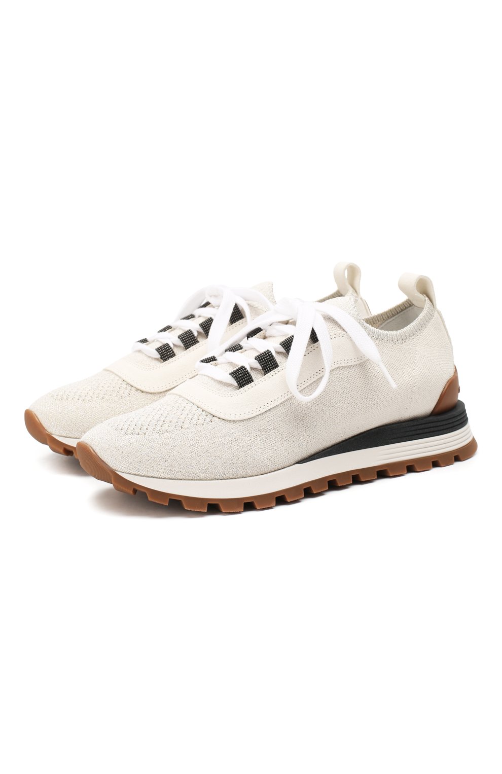 Текстильные кроссовки BRUNELLO CUCINELLI, арт. MZ35G1804, фото 1