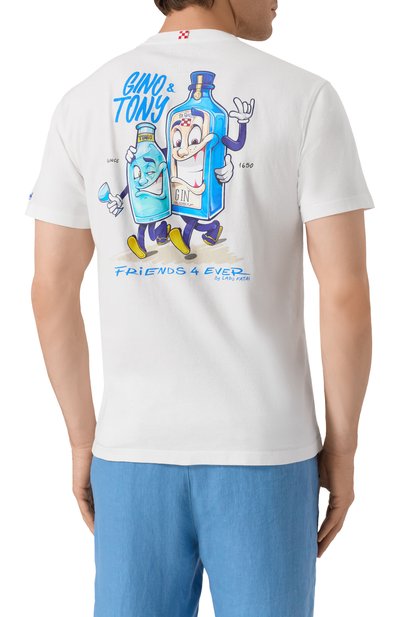 Хлопковая футболка MC2 SAINT BARTH, арт. STBM TSHIRT MAN/02257H, фото 4