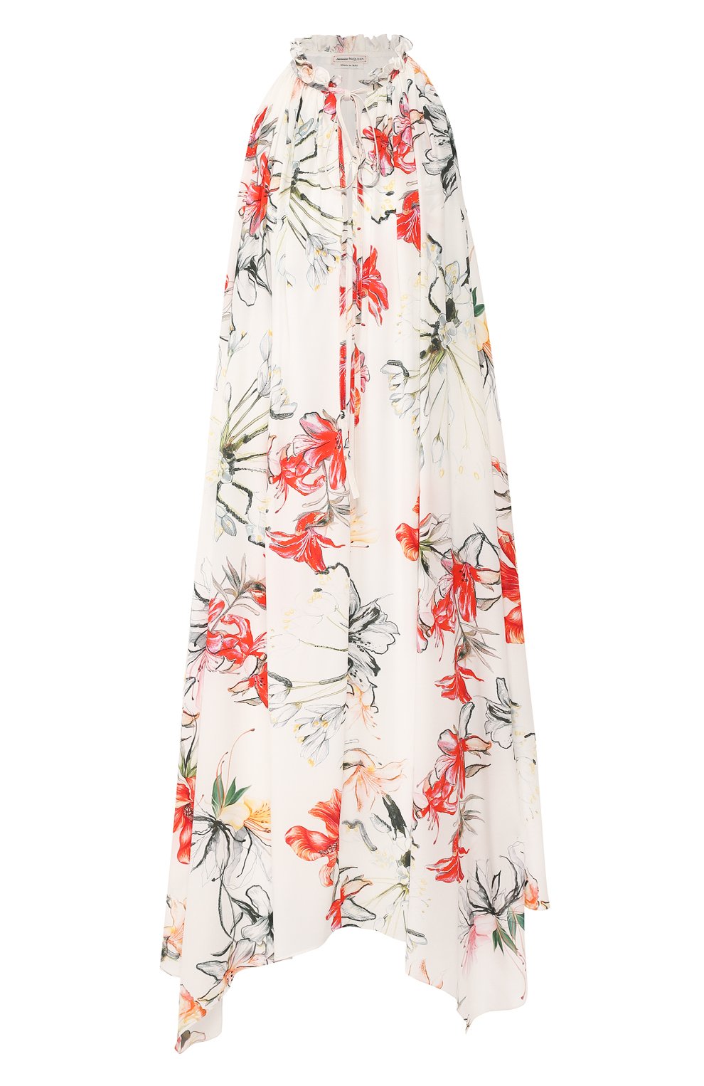 Шелковое платье ALEXANDER MCQUEEN, арт. 617299/QDAAM, фото 1