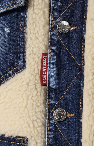 Комбинированная куртка DSQUARED2, арт. S74AM0931/S30309, фото 5