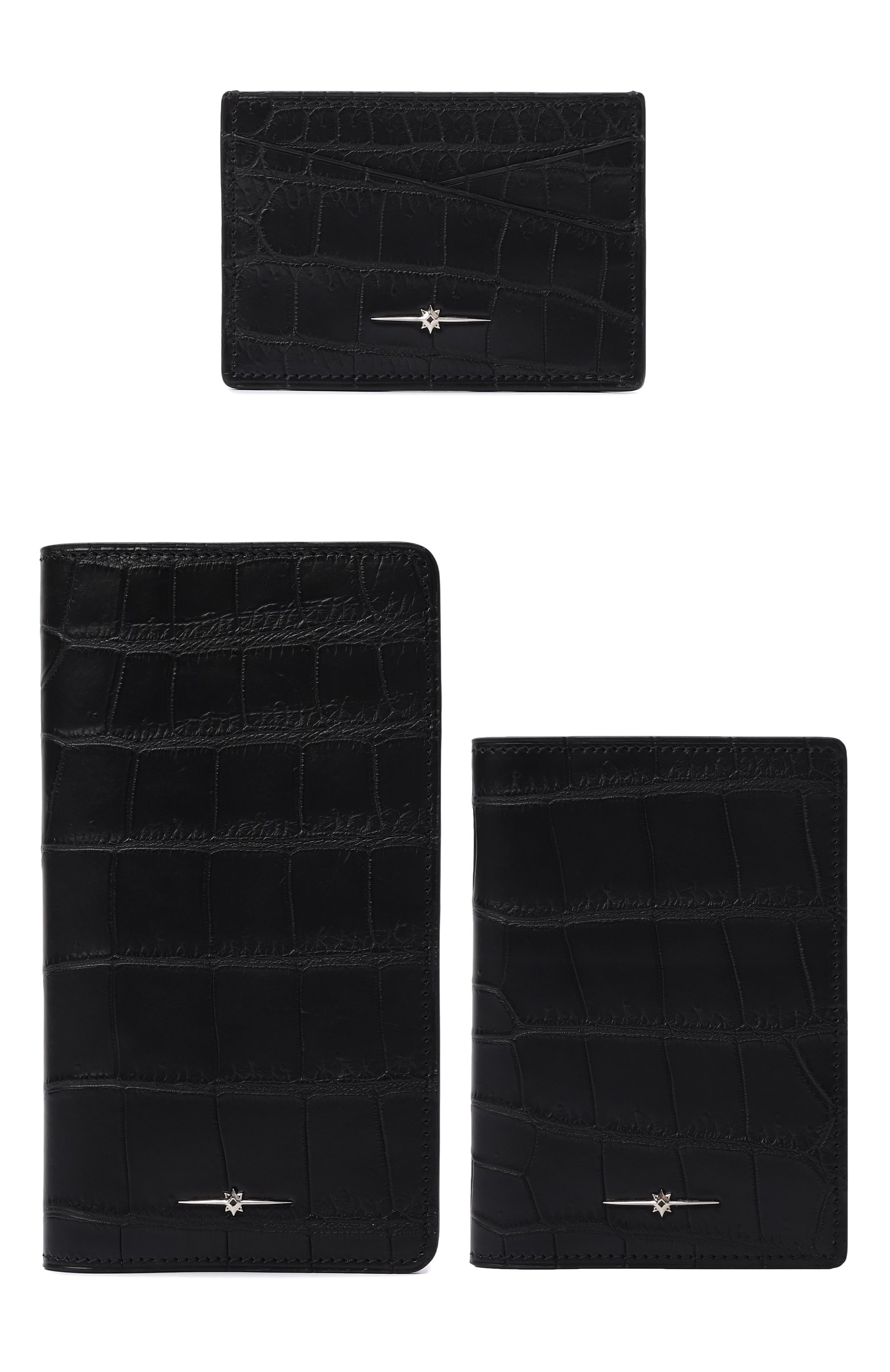 Кожаный набор из крокодила AURUS COLLECTION, арт. GF001BKS, фото 1