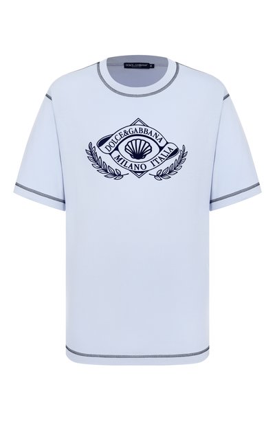 Мужская хлопковая футболка DOLCE & GABBANA, арт. G8PN9T/G7PEC