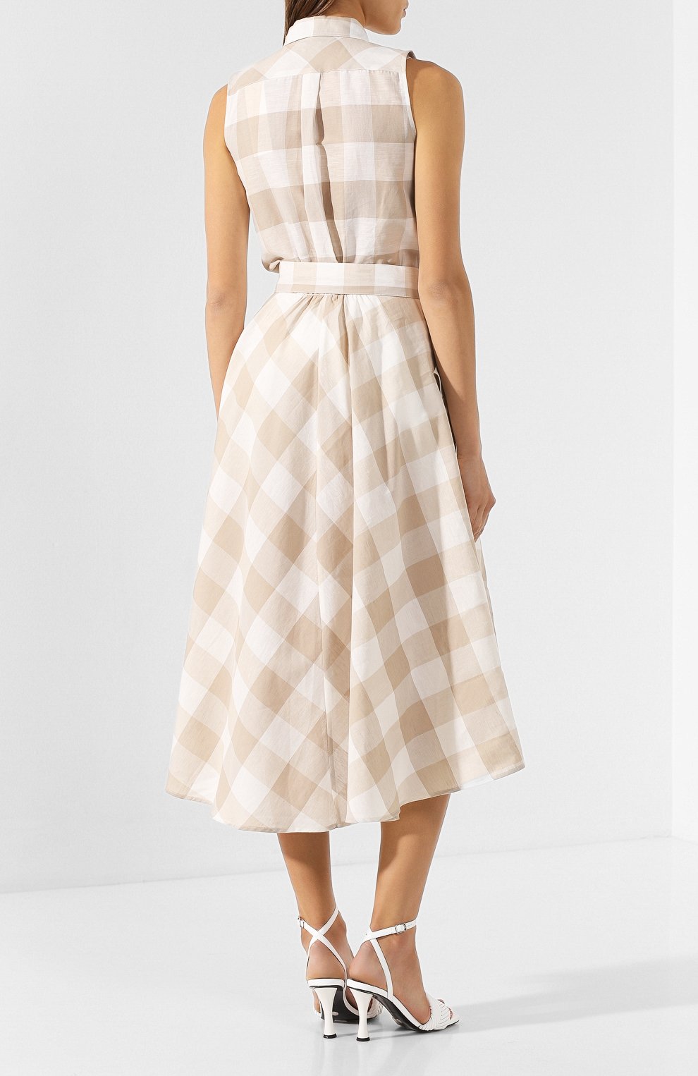 Платье из смеси хлопка и льна SARA ROKA, арт. DRAKE NS/17-SS20, фото 4