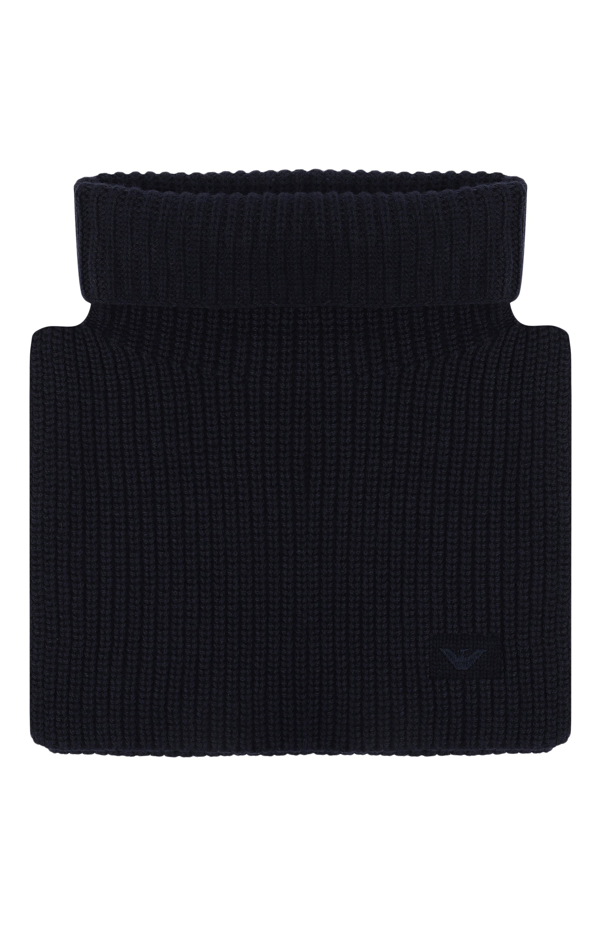 Шарф-манишка из хлопка и шерсти EMPORIO ARMANI, арт. EB000683/AF17338, фото 1