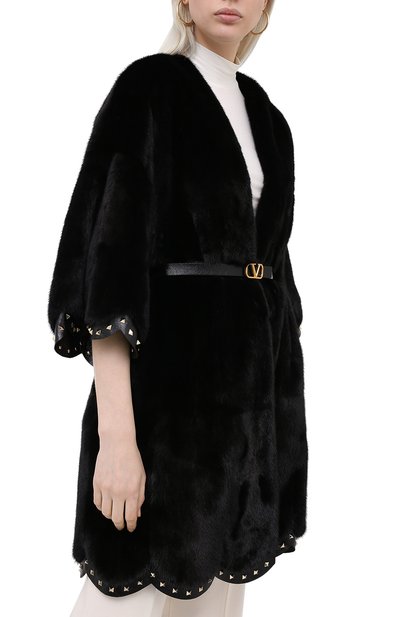 Шуба из меха норки VALENTINO, арт. UF3FAA201DF, фото 3
