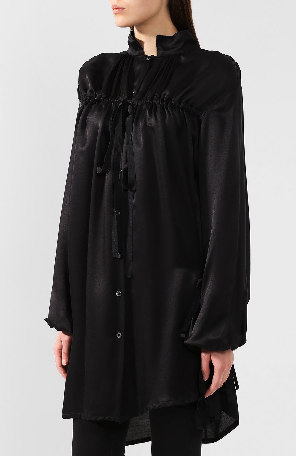 Блузка из смеси вискозы и шелка ANN DEMEULEMEESTER, арт. 1901-2010-P-122-099, фото 3