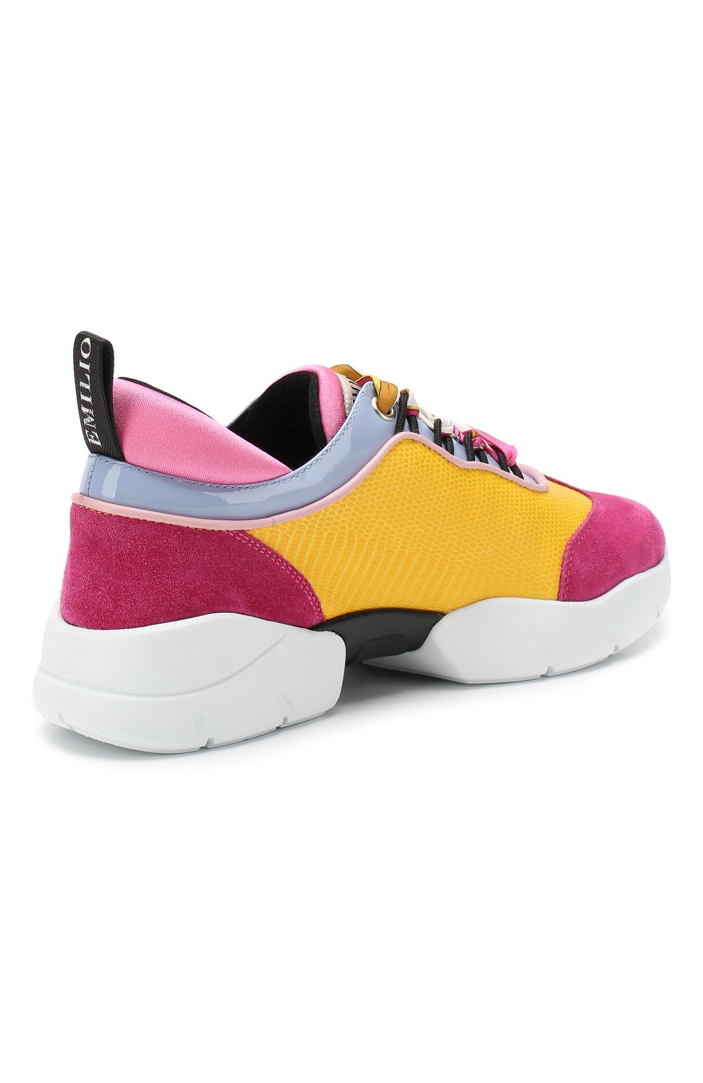 Комбинированные кроссовки EMILIO PUCCI, арт. 9ECE87/9EX13, фото 4