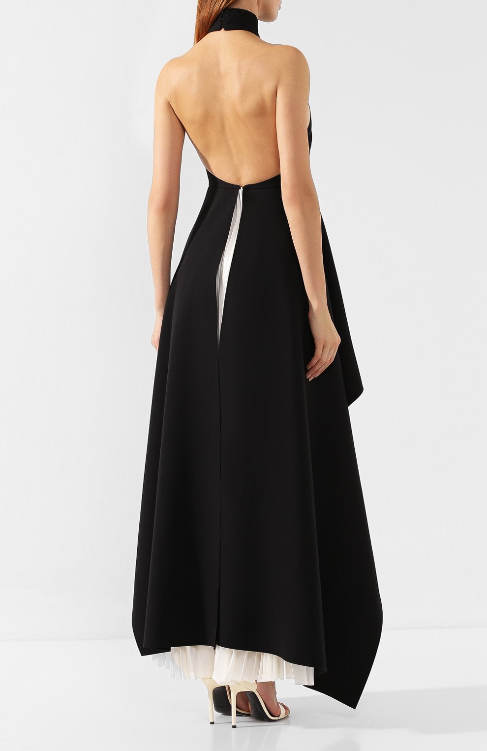 Платье SOLACE LONDON черно-белого цвета по цене 41450 руб., арт. 0S23050, фото 4 Платье SOLACE LONDON, арт. 0S23050, фото 4