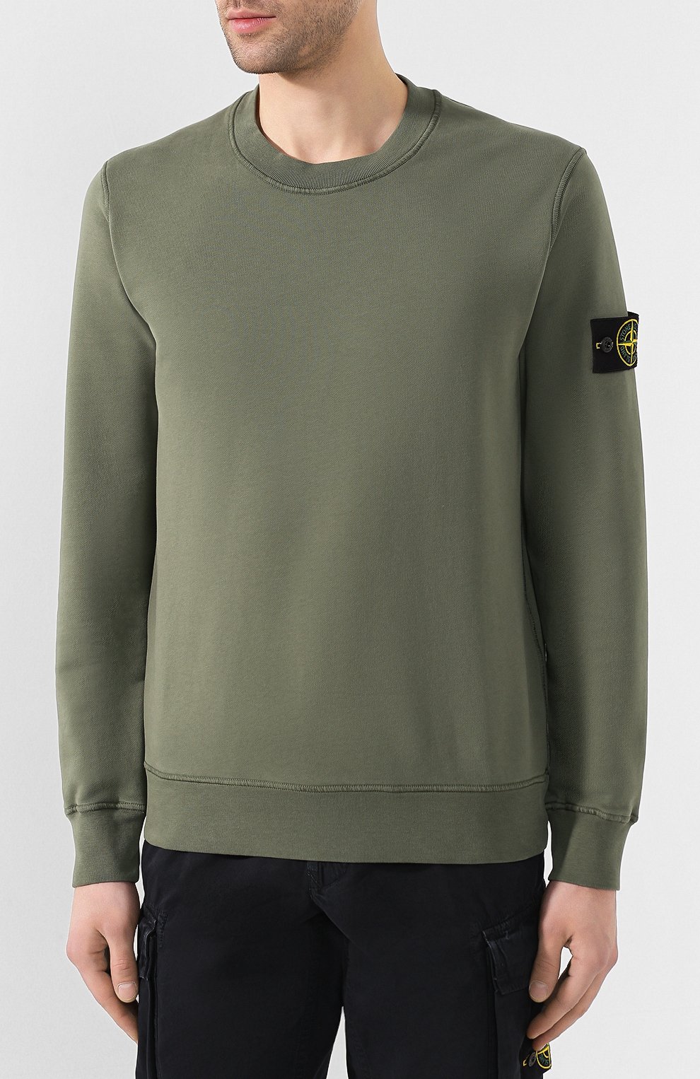 Хлопковый свитшот STONE ISLAND, арт. 721563051, фото 3