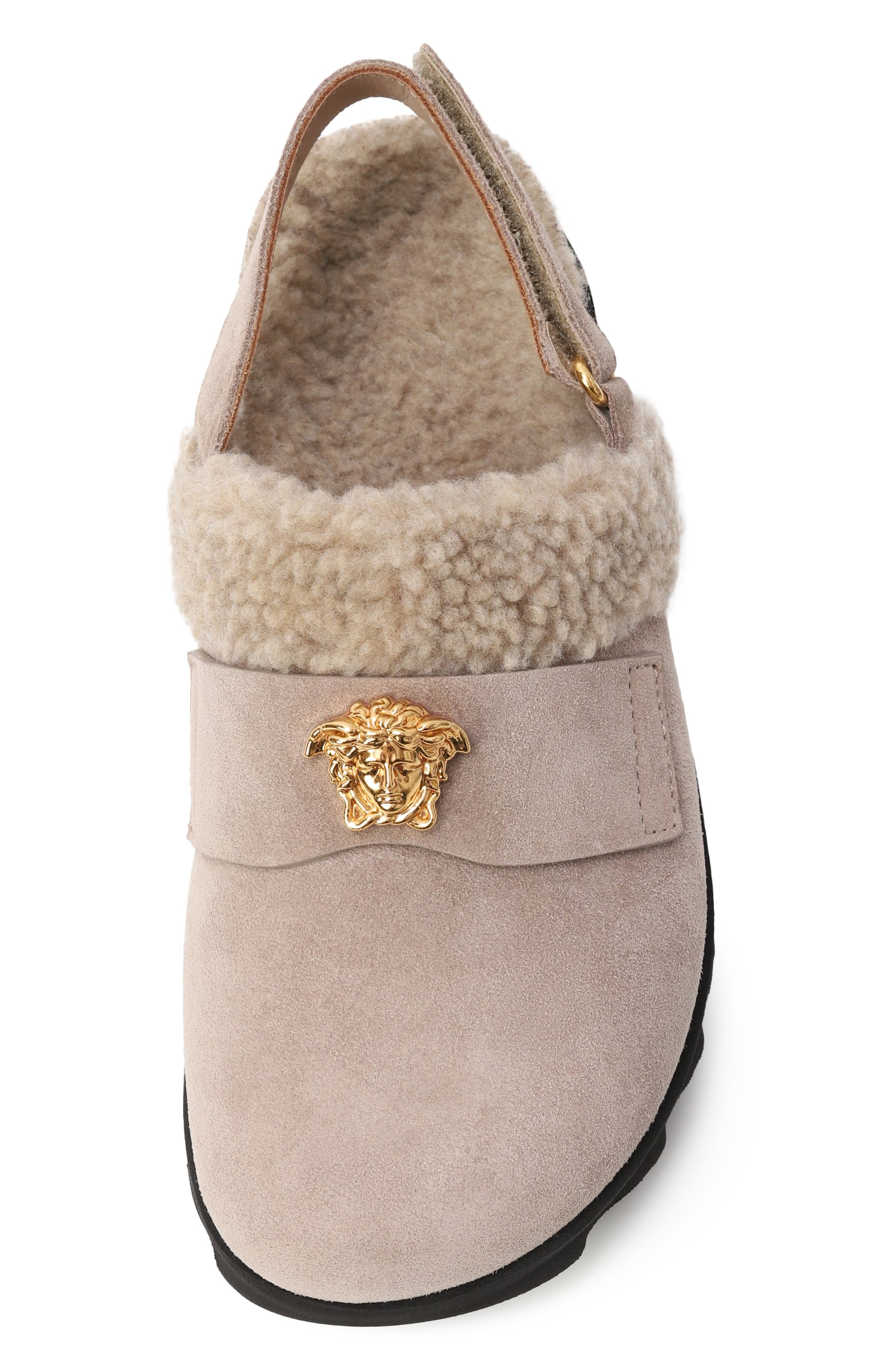 Замшевые сабо la medusa VERSACE, арт. 1018004/1A12780/30-33, фото 4