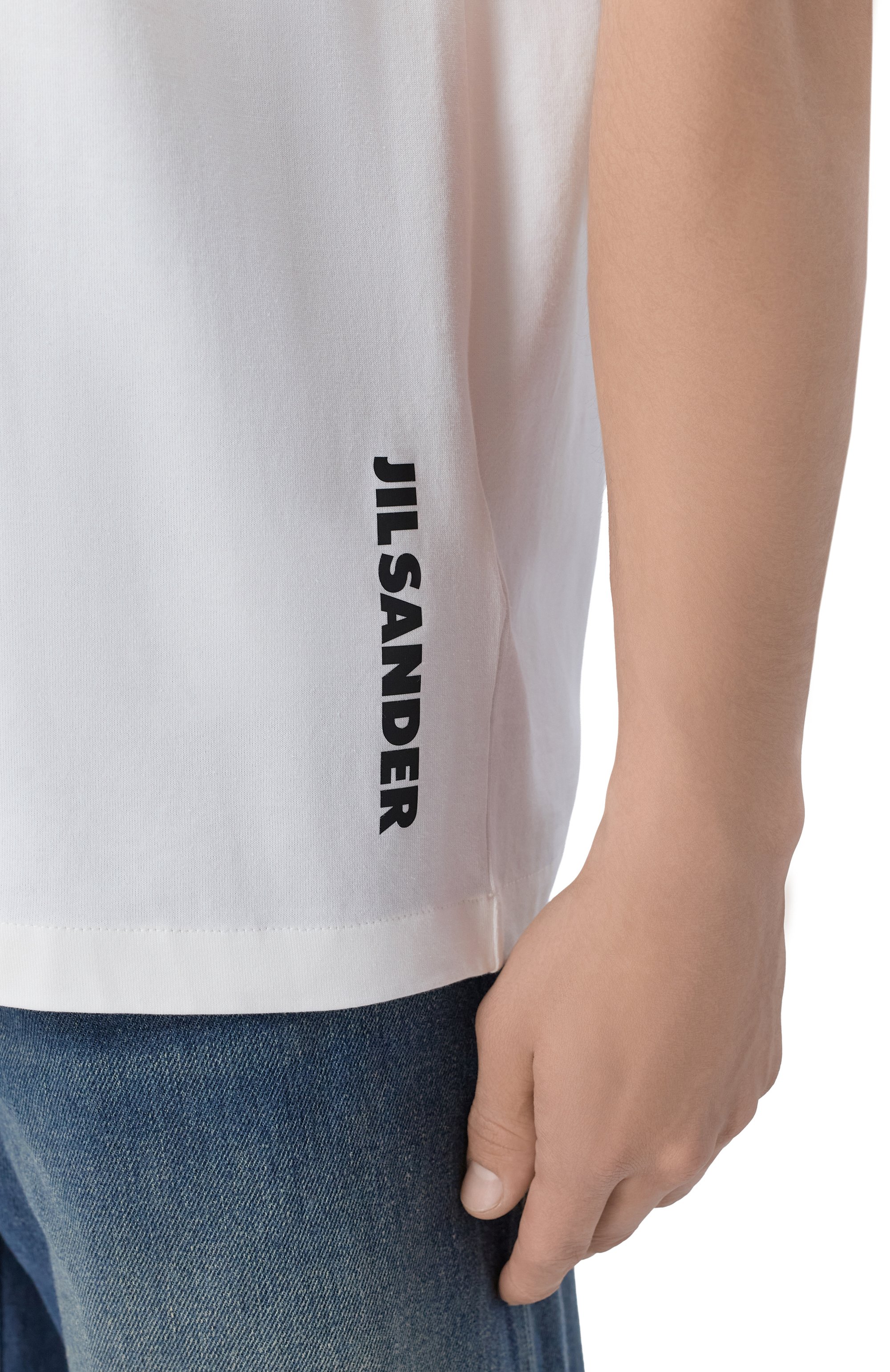 Хлопковая футболка JIL SANDER, арт. J22GC0277/J20347, фото 5