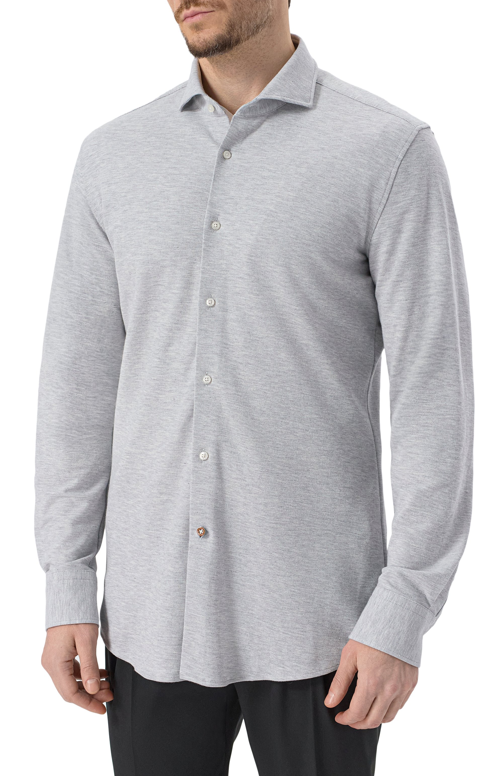 Хлопковая рубашка BOSS, арт. 50527675, фото 3