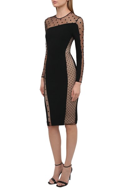 Платье STELLA MCCARTNEY черного цвета по цене 207500 руб., арт. 602895/SNA28, фото 3 Платье STELLA MCCARTNEY, арт. 602895/SNA28, фото 3