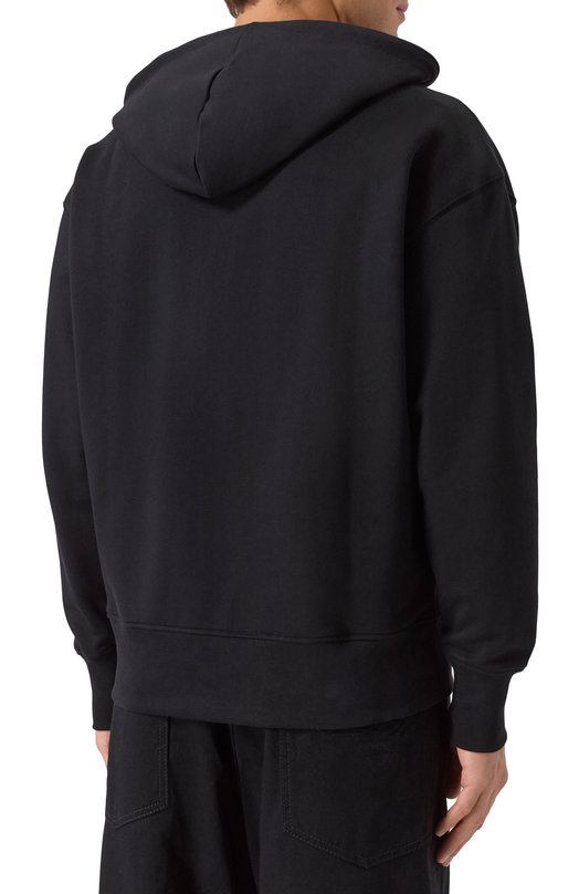 Хлопковая толстовка MSGM 2000MM507/300000 Чёрный  2000MM507/300000 Фото 4