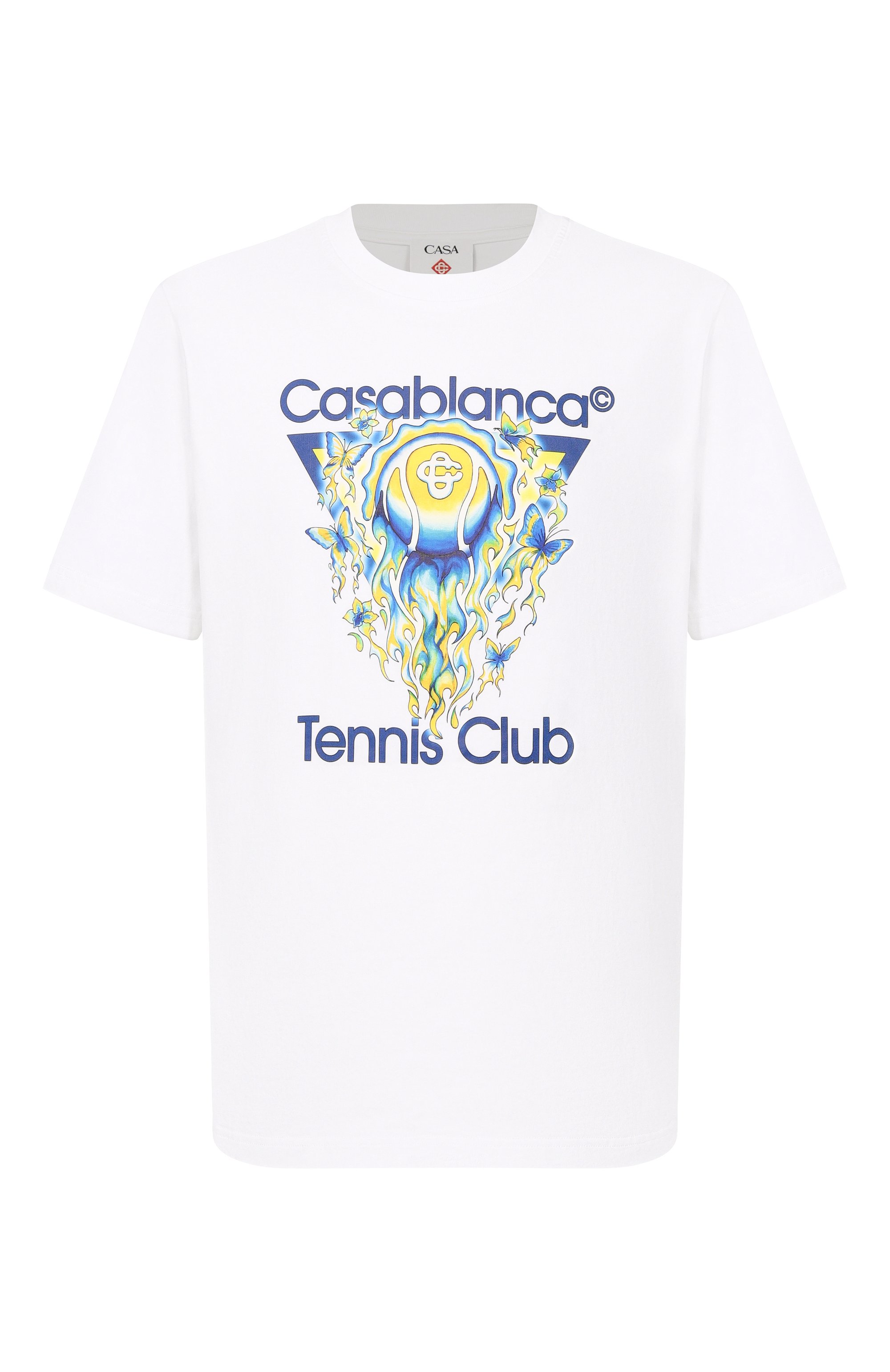 Хлопковая футболка CASABLANCA, арт. M-SP26-JTS-001-01, фото 1