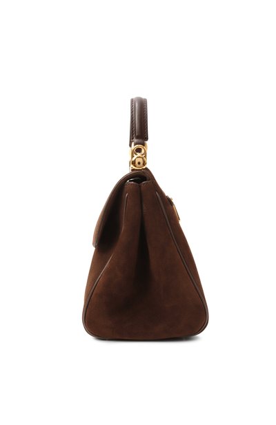 Сумка my sicily DOLCE & GABBANA темно-коричневого цвета по цене 313500 руб., арт. BB7782/B0903, фото 4 Сумка my sicily DOLCE & GABBANA, арт. BB7782/B0903, фото 4