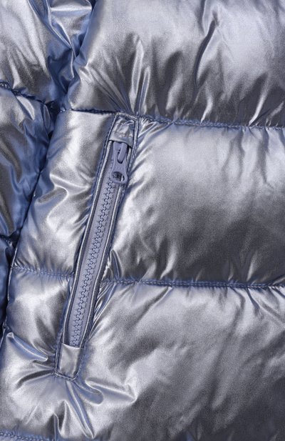 Утепленное пальто SAVE THE DUCK голубого цвета по цене 35650 руб., арт. J45510G/ELSI/ICED21_001, фото 3 Утепленное пальто SAVE THE DUCK, арт. J45510G/ELSI/ICED21_001, фото 3