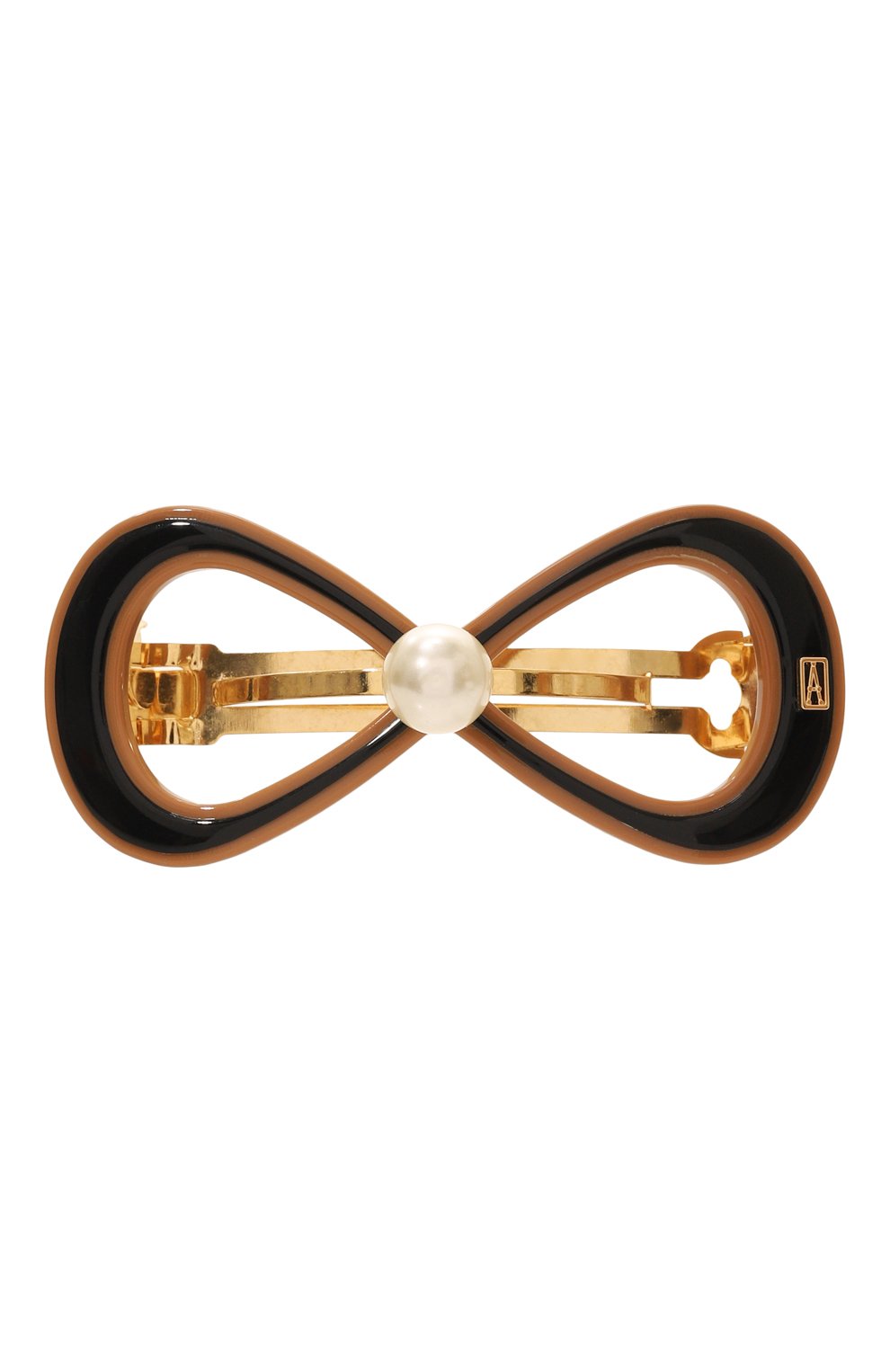 Заколка для волос ALEXANDRE DE PARIS черного цвета по цене 14520 руб., арт. AA8-18375-02 Z, фото 1 Заколка для волос ALEXANDRE DE PARIS, арт. AA8-18375-02 Z, фото 1