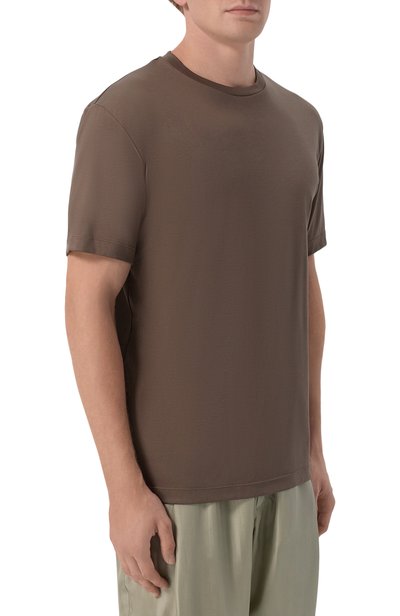 Хлопковая футболка GIORGIO ARMANI, арт. 6LSM90/SJTKZ, фото 3