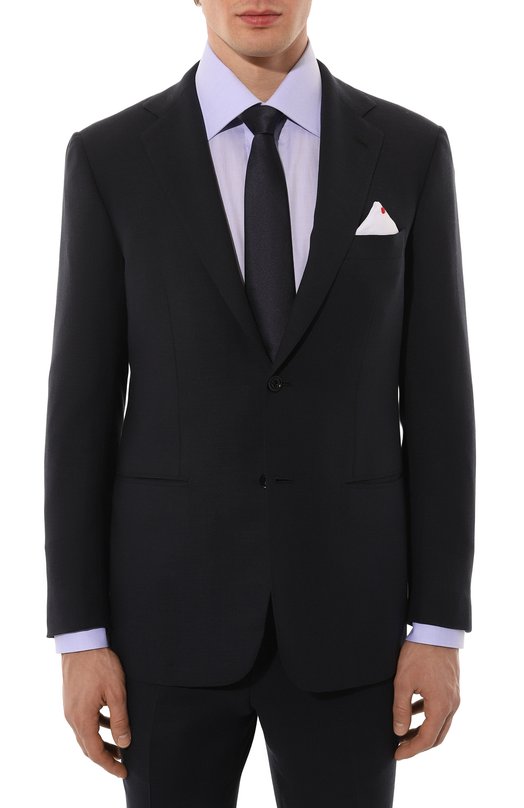 Кашемировый костюм Kiton UA81K0152E01 Синий  UA81K0152E01 Фото 3