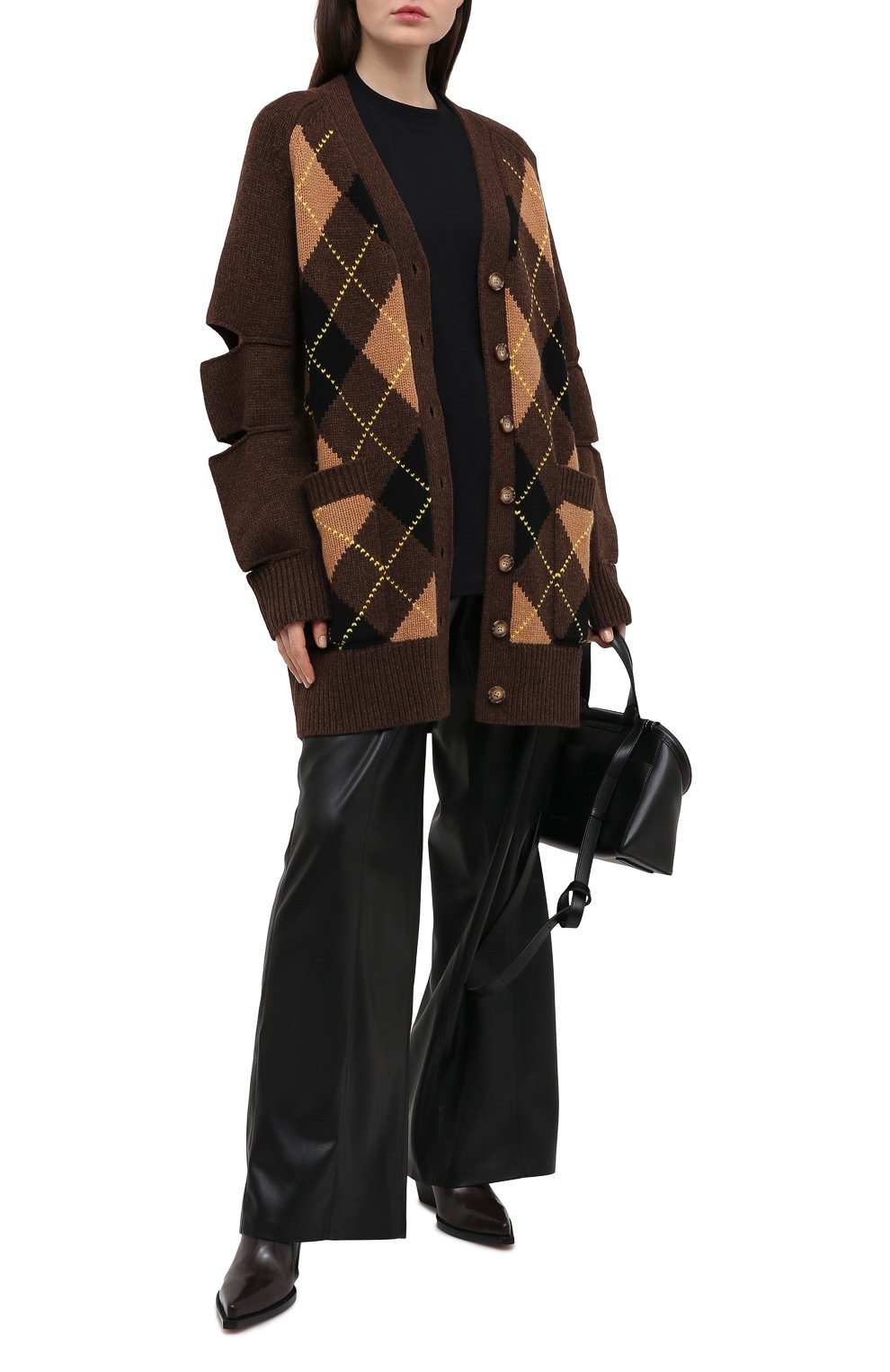 Кардиган из шерсти и кашемира BURBERRY коричневого цвета по цене 128000 руб., арт. 8037239, фото 2 Кардиган из шерсти и кашемира BURBERRY, арт. 8037239, фото 2