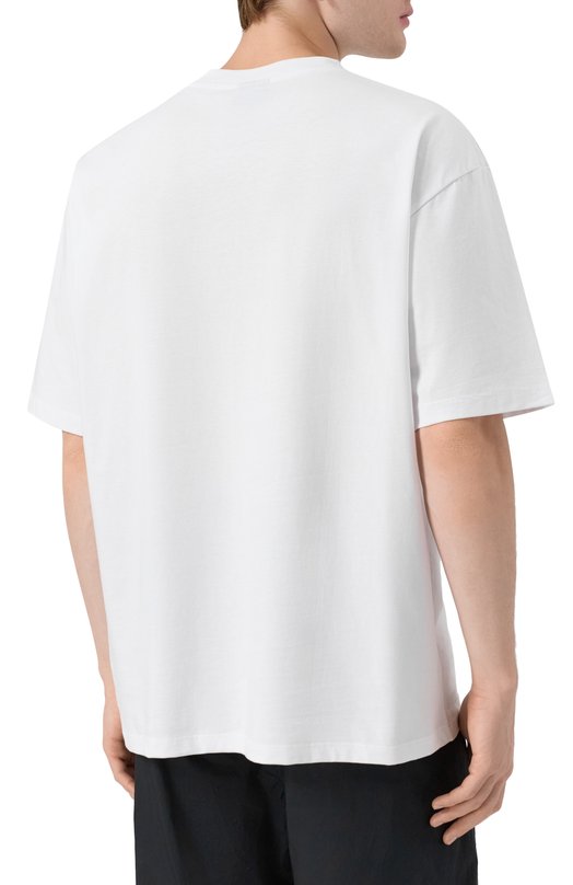 Хлопковая футболка Comme des Fuckdown CFABW01511 Белый  CFABW01511 Фото 4