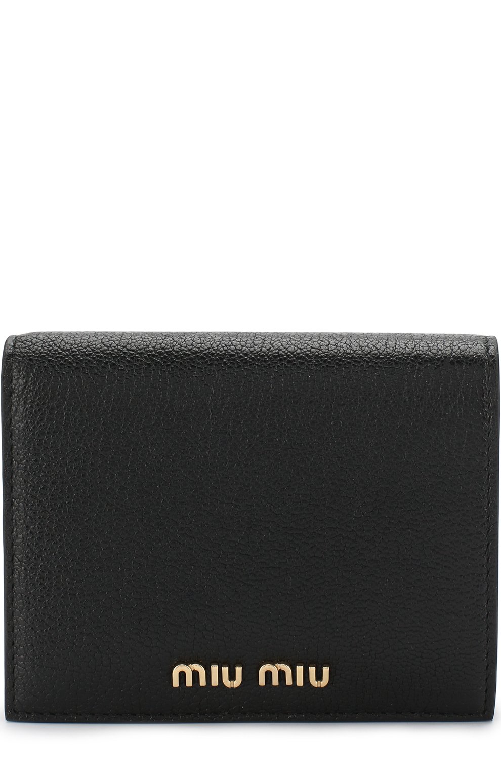 Кожаный кошелек с логотипом бренда MIU MIU, арт. 5MV204-2BJI-F0UMV, фото 1
