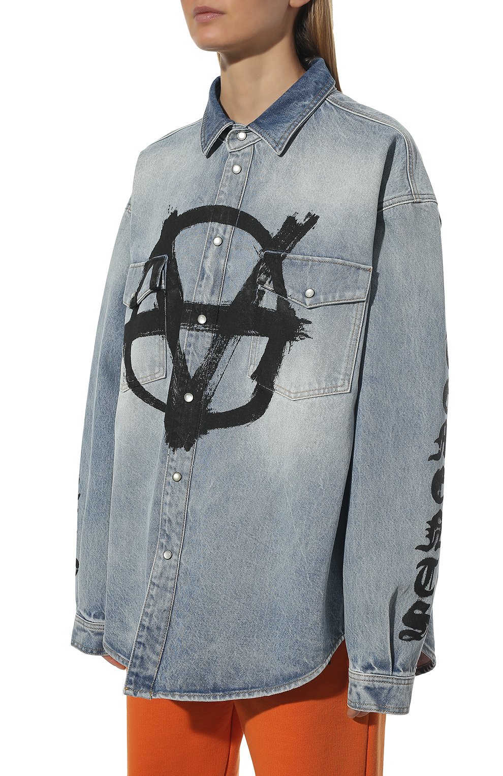 Джинсовая рубашка VETEMENTS, арт. UE52SH840N 2802/W, фото 3