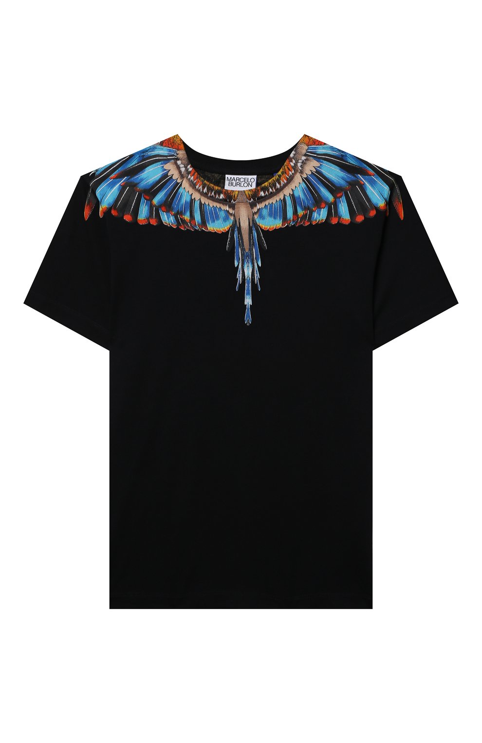 Хлопковая футболка MARCELO BURLON KIDS OF MILAN, арт. CBAA002F21JER009, фото 1