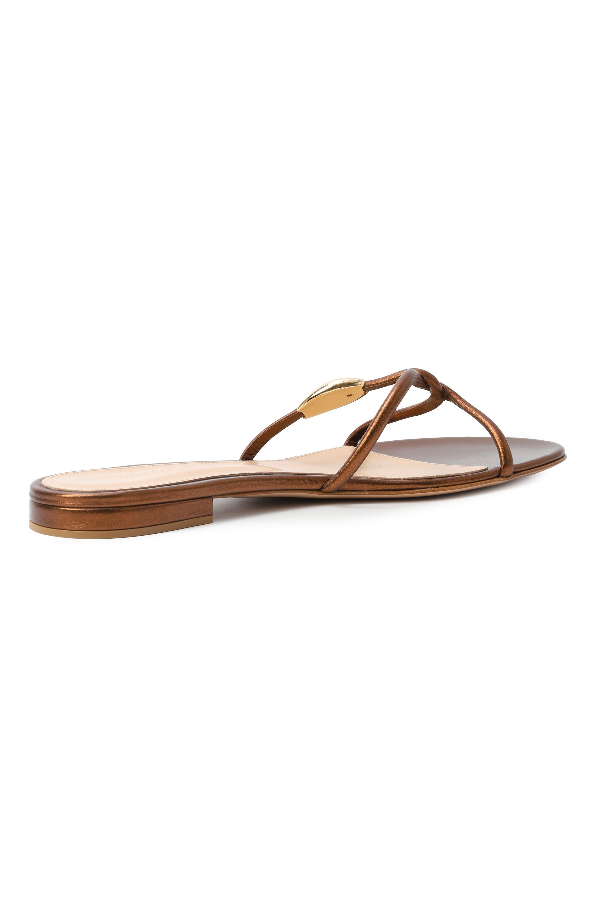 Кожаные шлепанцы black mamba GIANVITO ROSSI, арт. G10017.05RIC.NPSCH0C, фото 5