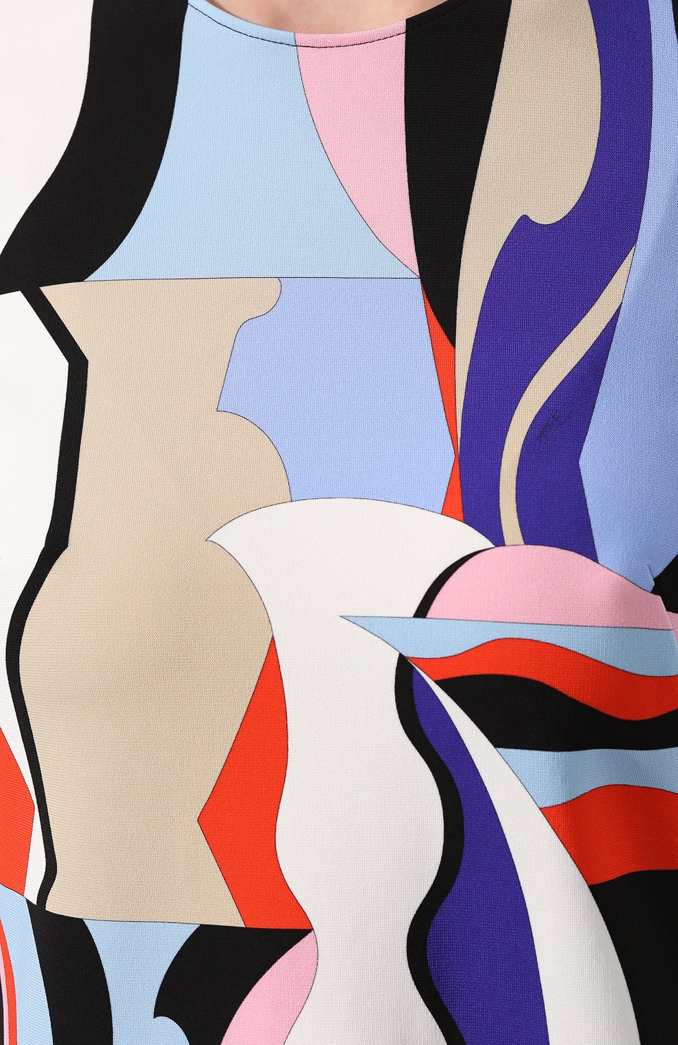 Платье из вискозы EMILIO PUCCI фиолетового цвета по цене 94150 руб., арт. 9RRH01/9R746, фото 5 Платье из вискозы EMILIO PUCCI, арт. 9RRH01/9R746, фото 5