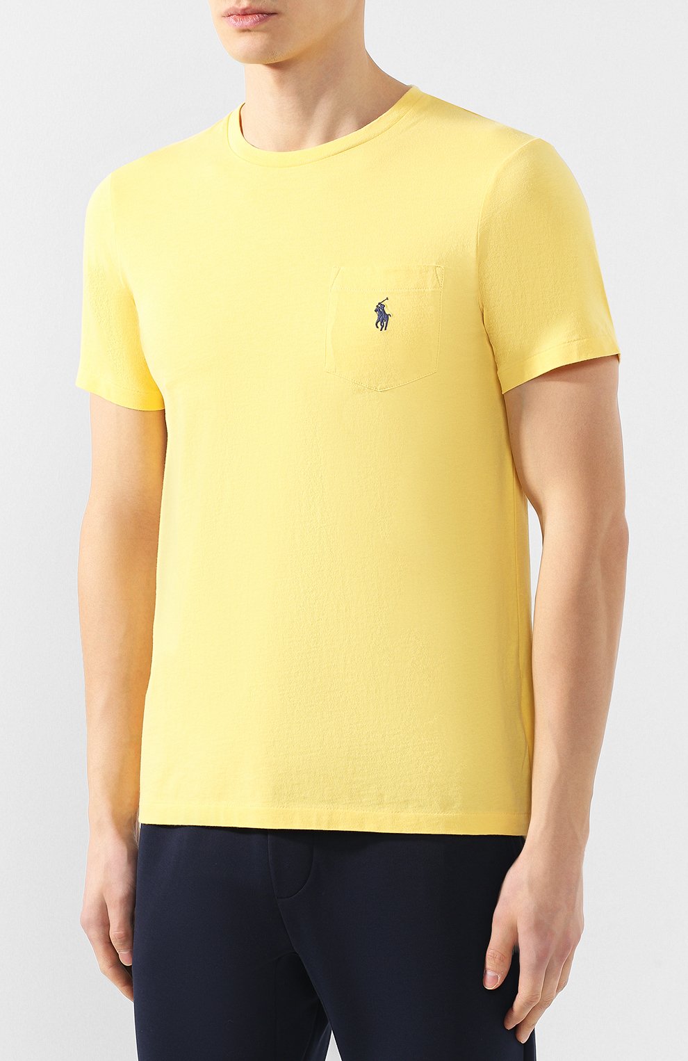 Хлопковая футболка  POLO RALPH LAUREN, арт. 710704249, фото 3