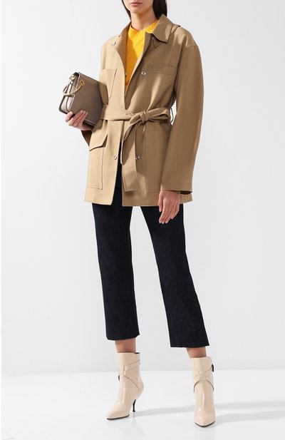 Кожаные ботильоны на фигурном каблуке BOTTEGA VENETA, арт. 533047/VX190, фото 2