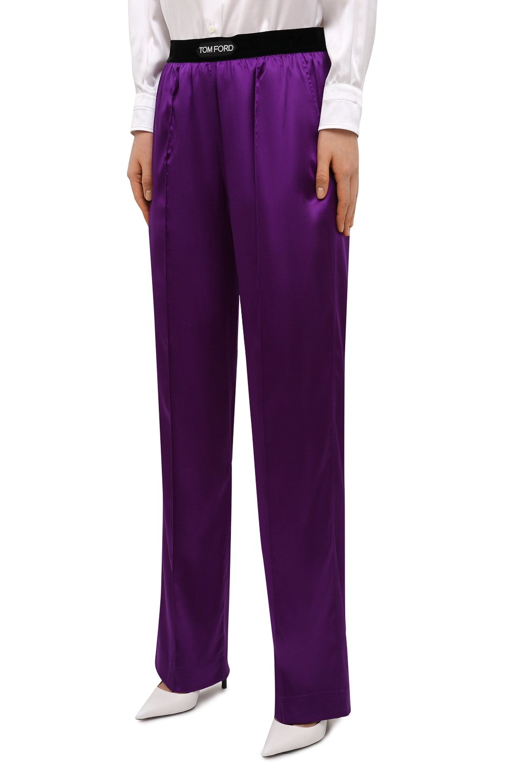 Шелковые брюки TOM FORD, арт. PAW397-FAX832, фото 3