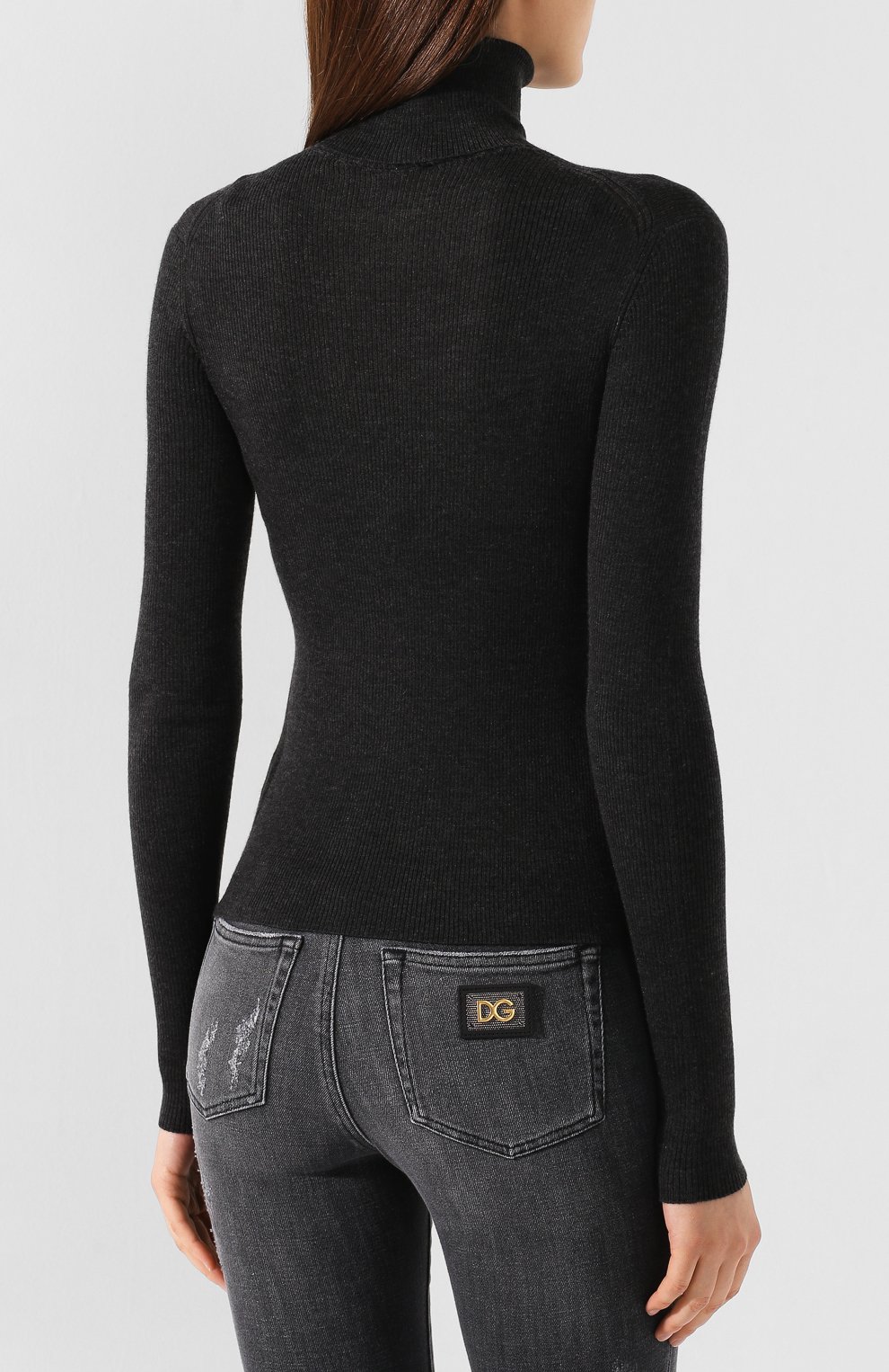 Водолазка из кашемира и шелка DOLCE & GABBANA, арт. FX492T/JAMA1, фото 4