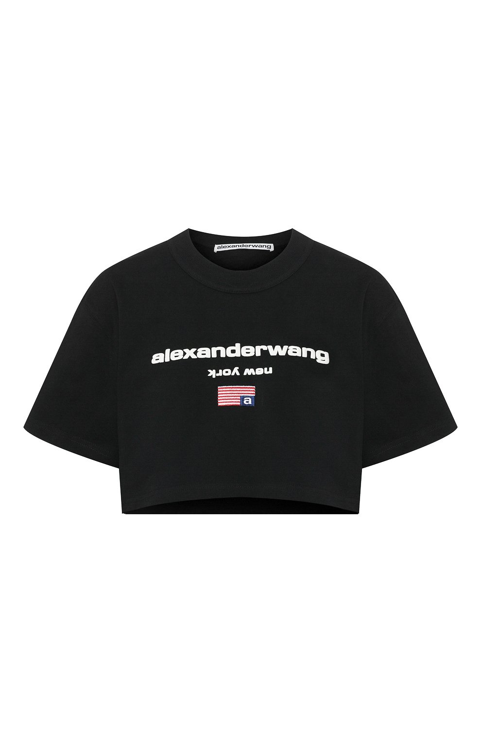 Хлопковый топ ALEXANDER WANG черного цвета по цене 18700 руб., арт. 1CC1201309, фото 1 Хлопковый топ ALEXANDER WANG, арт. 1CC1201309, фото 1