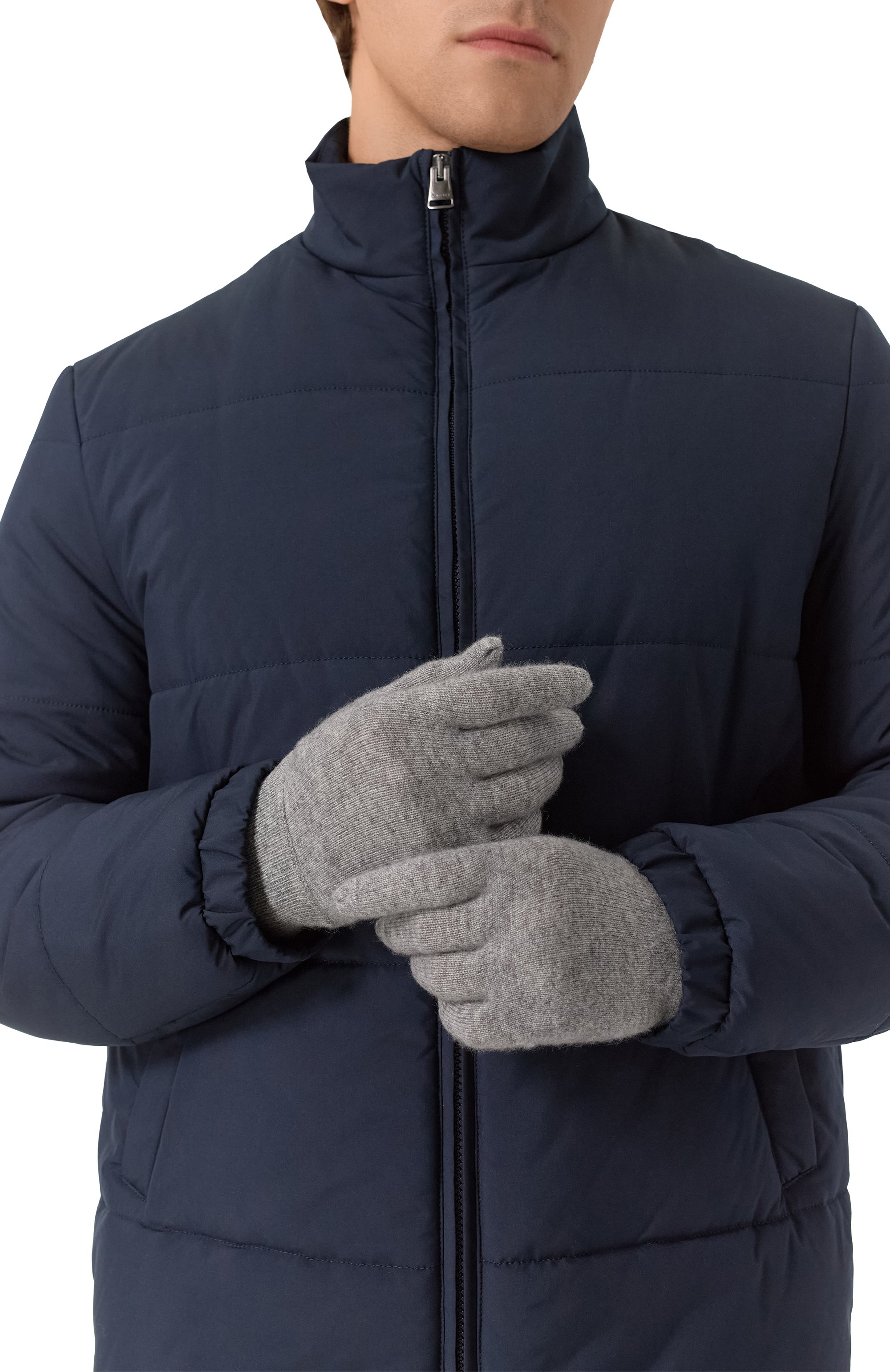 Кашемировые перчатки ALLUDE, арт. 255/92000, фото 2