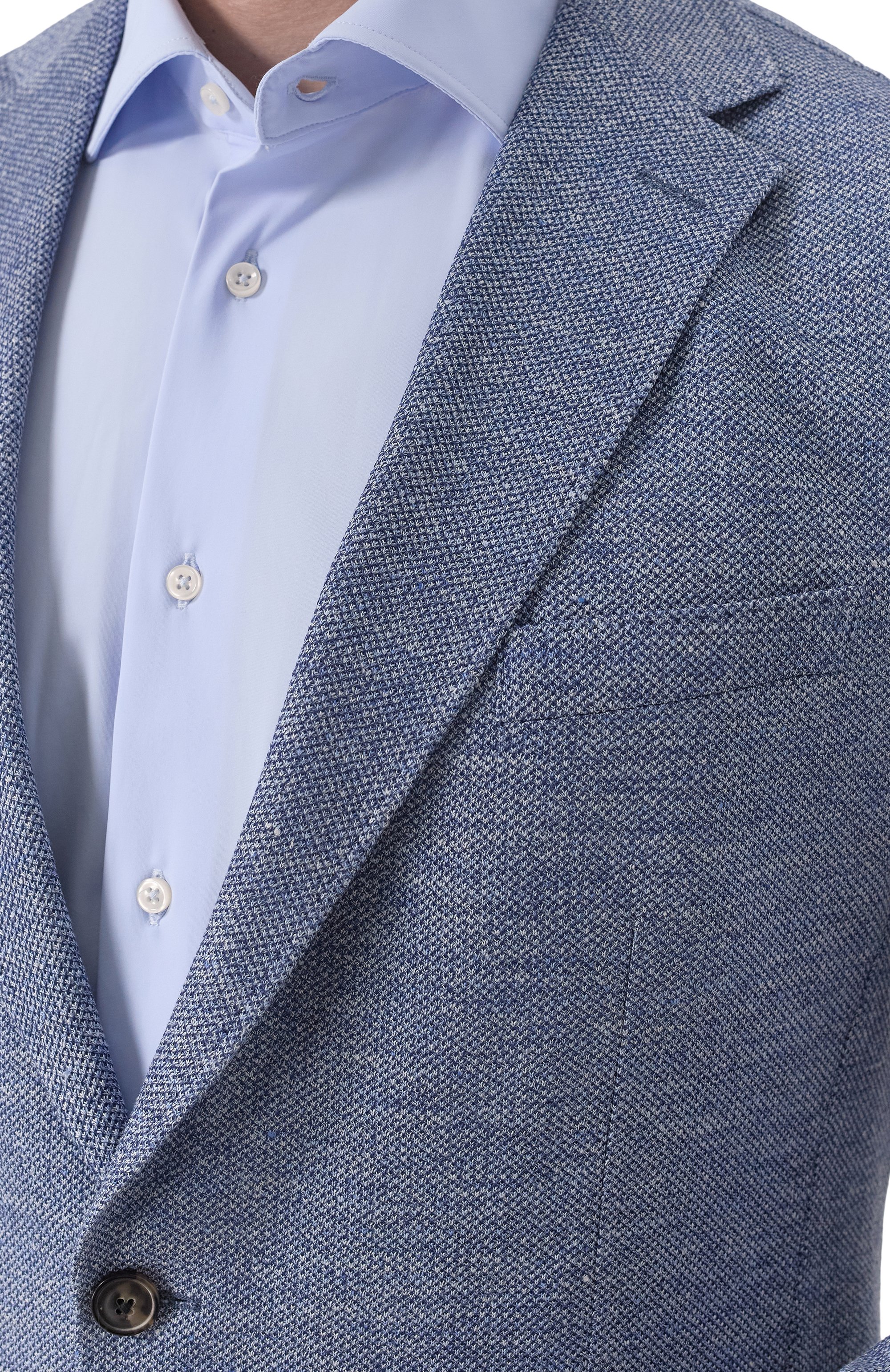 Пиджак изо льна и хлопка WINDSOR, арт. 13 GIR0-J35 10009038 02/30046378, фото 7