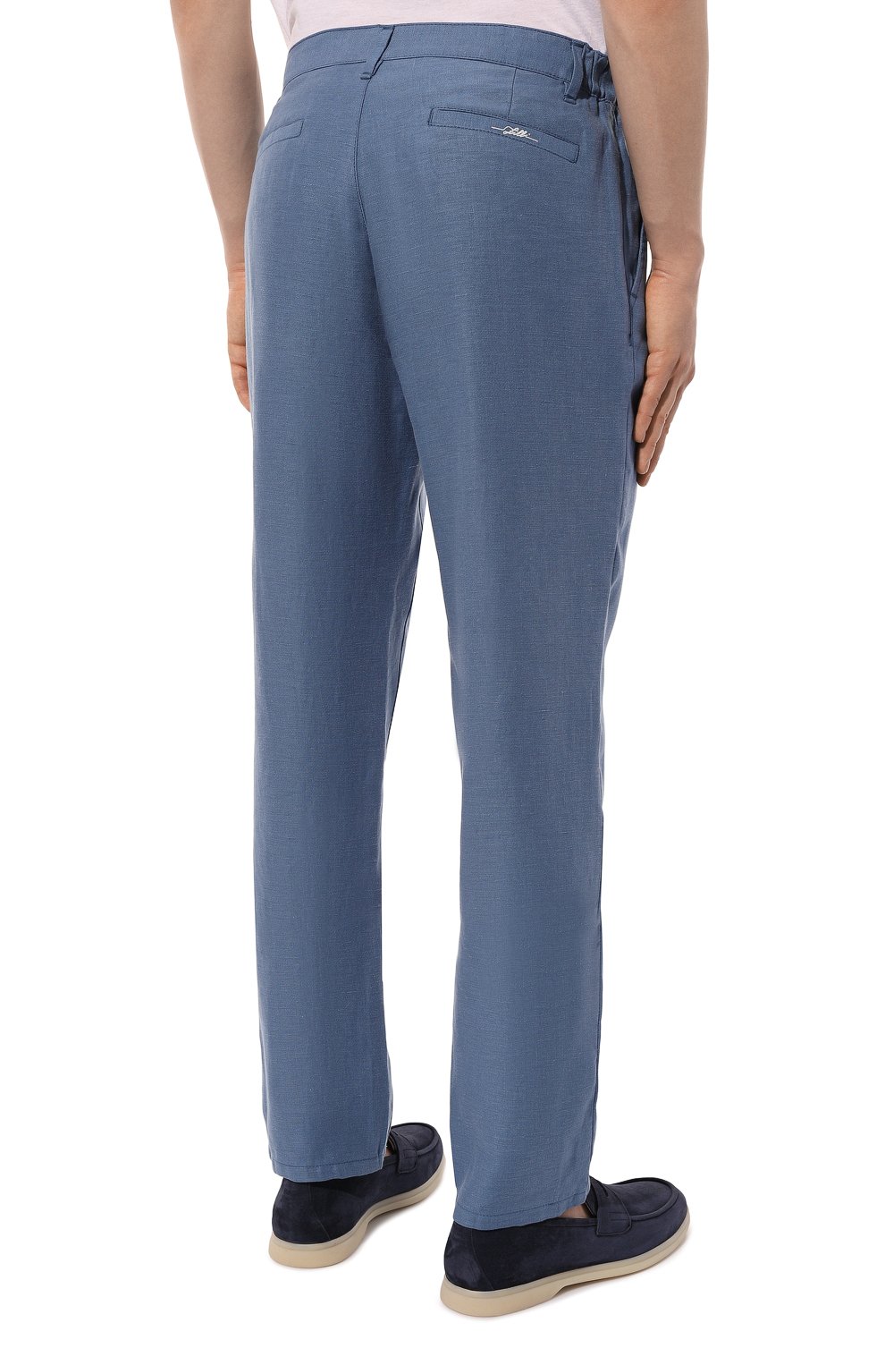 Брюки изо льна и шелка ZILLI, арт. CP801BM0850VZC000, фото 4