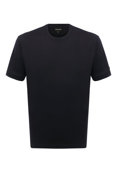 Мужская хлопковая футболка GIORGIO ARMANI, арт. 3DST53/SJFBZ